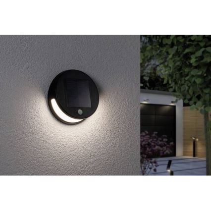 Paulmann 94265 - LED/3W IP44 Outdoor solar light with sensor HELENA 3,7V 1800 mAh
