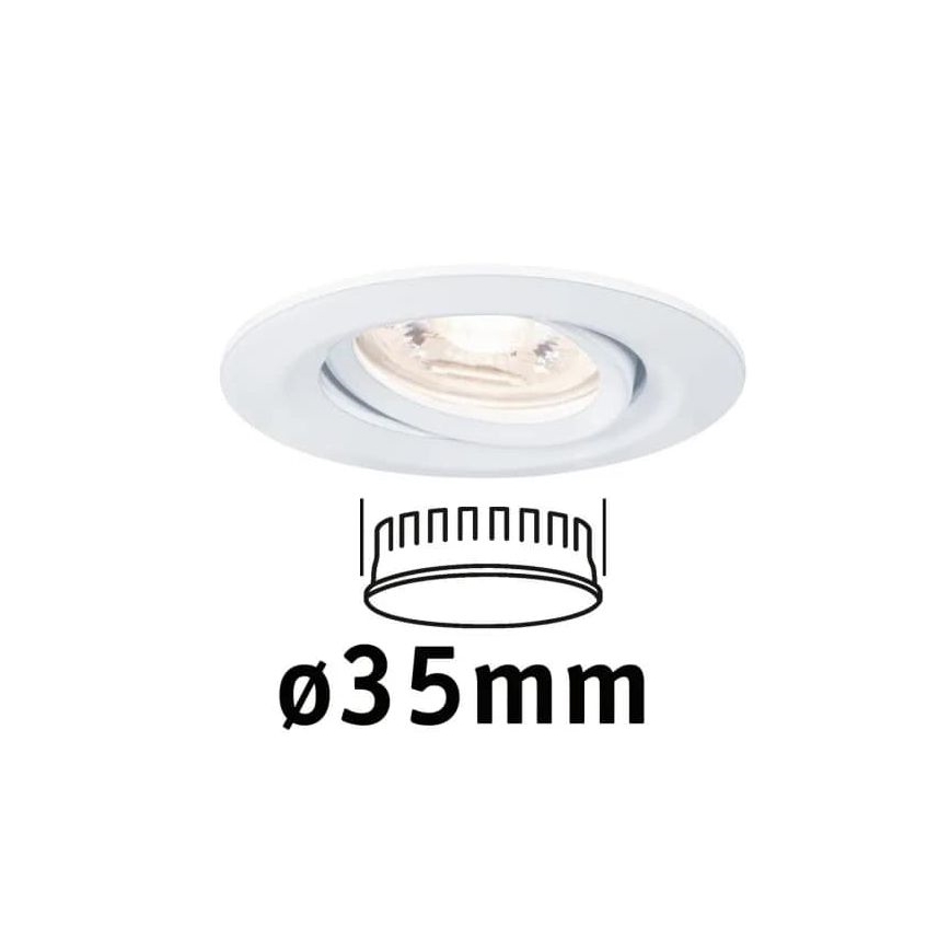 Paulmann 94292 - LED/4W IP23 Bathroom recessed light COIN 230V