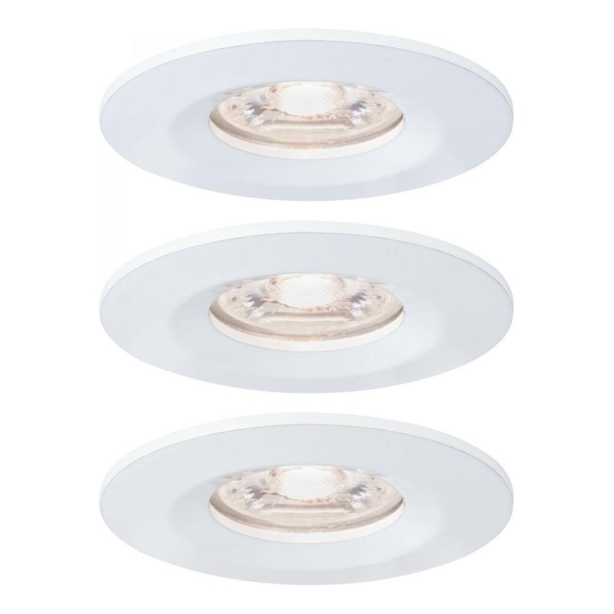 Paulmann 94299 - SET 3xLED/4W IP44 Bathroom recessed light NOVA 230V