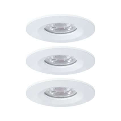 Paulmann 94299 - SET 3xLED/4W IP44 Bathroom recessed light NOVA 230V