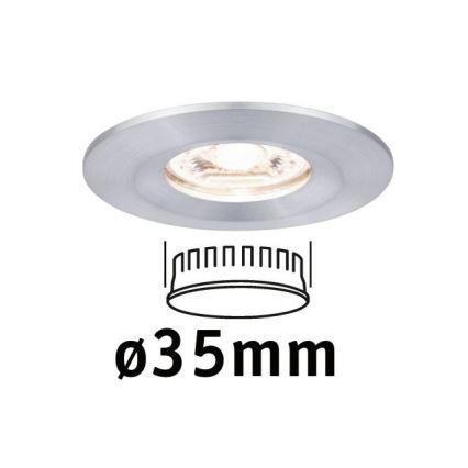 Paulmann 94304 - LED/4W IP44 Bathroom recessed light COIN 230V