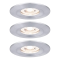 Paulmann 94305 - SET 3xLED/4W IP44 Bathroom recessed light NOVA 230V