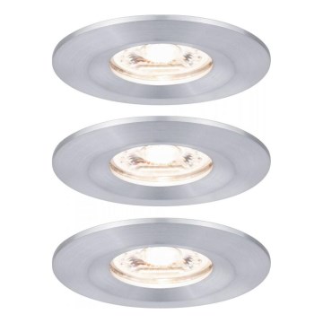Paulmann 94305 - SET 3xLED/4W IP44 Bathroom recessed light NOVA 230V