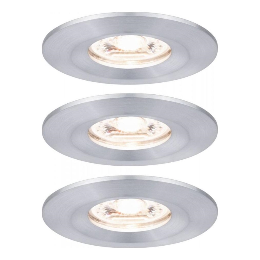 Paulmann 94305 - SET 3xLED/4W IP44 Bathroom recessed light NOVA 230V