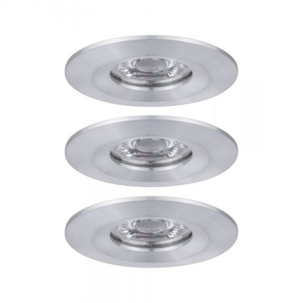 Paulmann 94305 - SET 3xLED/4W IP44 Bathroom recessed light NOVA 230V