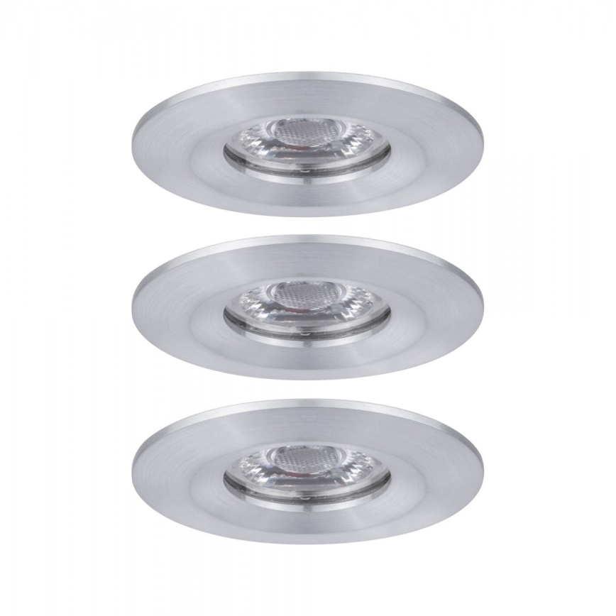 Paulmann 94305 - SET 3xLED/4W IP44 Bathroom recessed light NOVA 230V