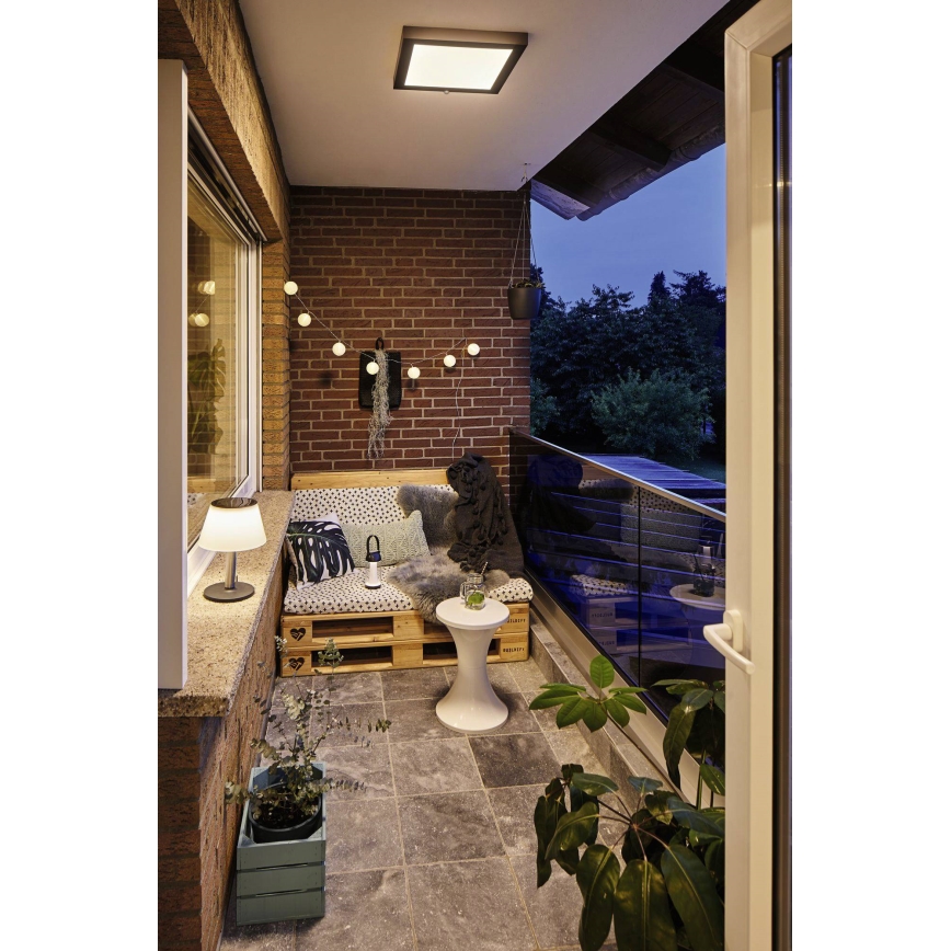 Paulmann 94309 - LED/0,8W IP44 Dimmable solar lamp LILLESOL 3,7V