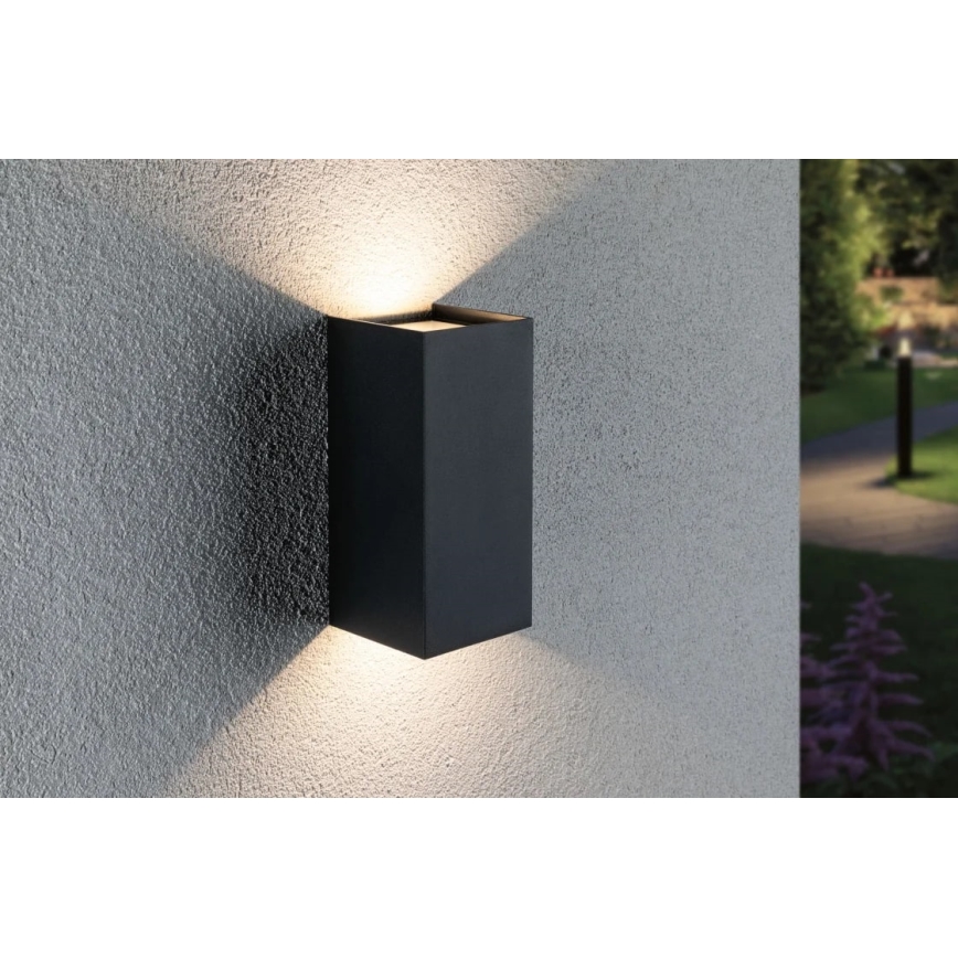 Paulmann 94325 - 2xLED/6,5W IP44 Outdoor wall light FLAME 230V