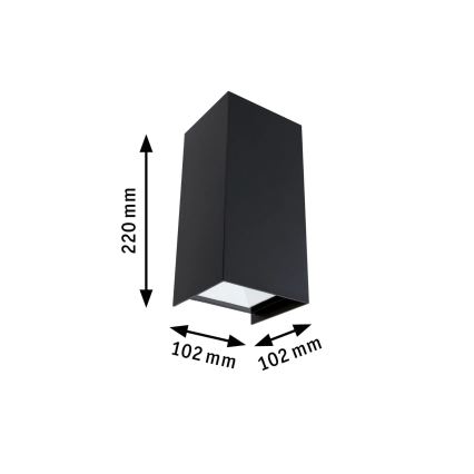 Paulmann 94325 - 2xLED/6,5W IP44 Outdoor wall light FLAME 230V