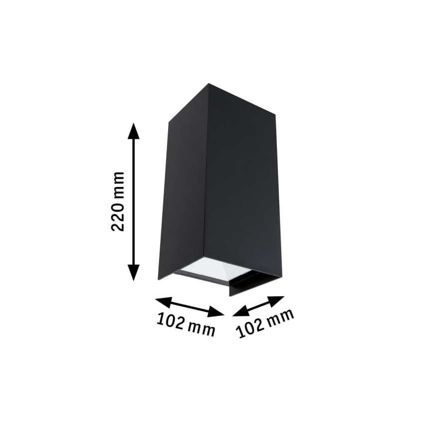 Paulmann 94325 - 2xLED/6,5W IP44 Outdoor wall light FLAME 230V