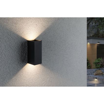 Paulmann 94326 - 2xLED/2,8W IP44 Outdoor wall light FLAME 230V