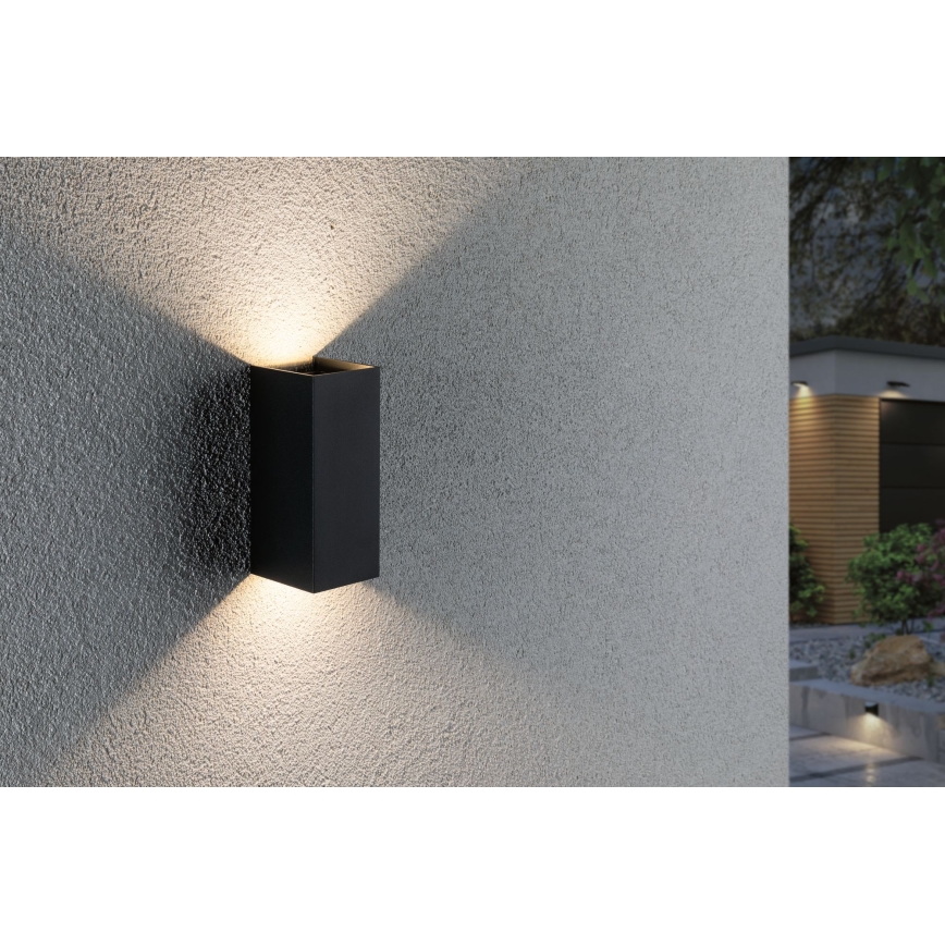 Paulmann 94326 - 2xLED/2,8W IP44 Outdoor wall light FLAME 230V
