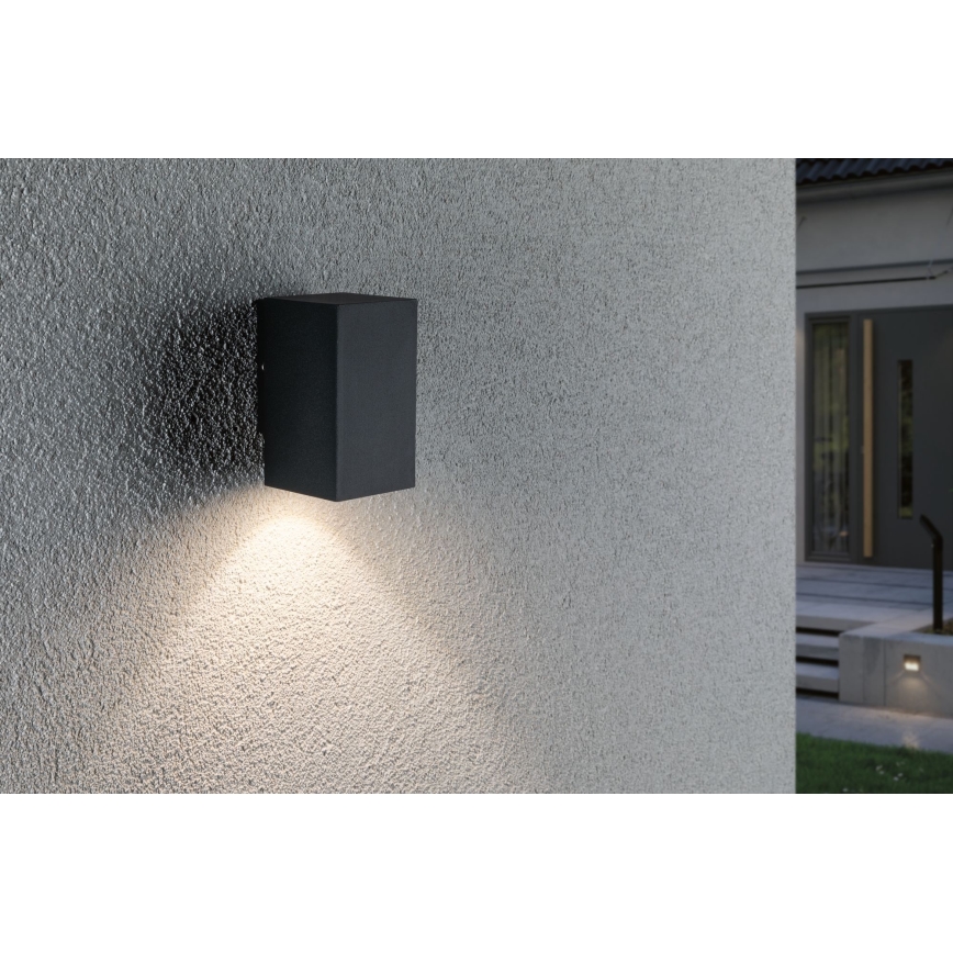 Paulmann 94327 - LED/3,8W IP44 Outdoor wall light FLAME 230V anthracite
