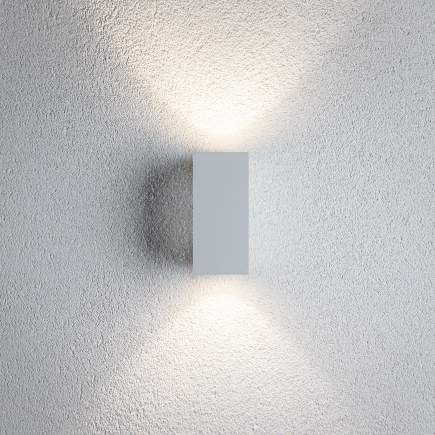 Paulmann 94330 - 2xLED/2,8W IP44 Outdoor wall light FLAME 230V white