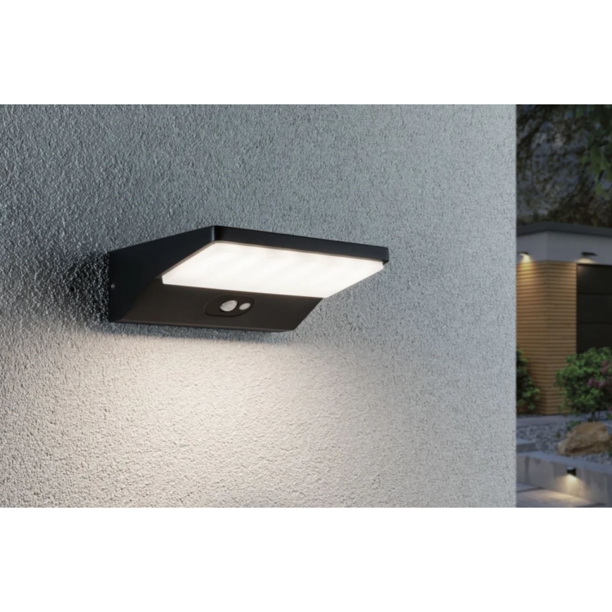 Paulmann 94333 - LED/7,4W IP44 Outdoor wall light with a sensor HOUSE 230V