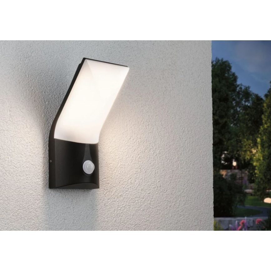 Paulmann 94402 - LED/10W IP44 Outdoor wall light with a sensor ADYA 230V