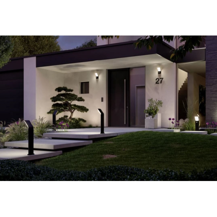 Paulmann 94402 - LED/10W IP44 Outdoor wall light with a sensor ADYA 230V