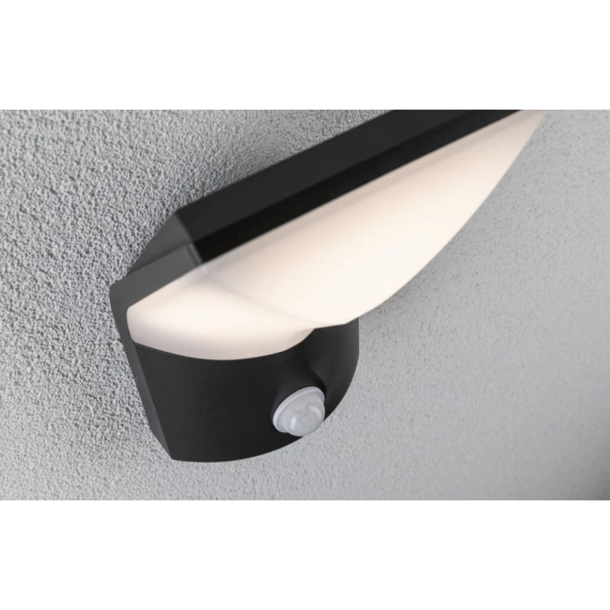 Paulmann 94402 - LED/10W IP44 Outdoor wall light with a sensor ADYA 230V