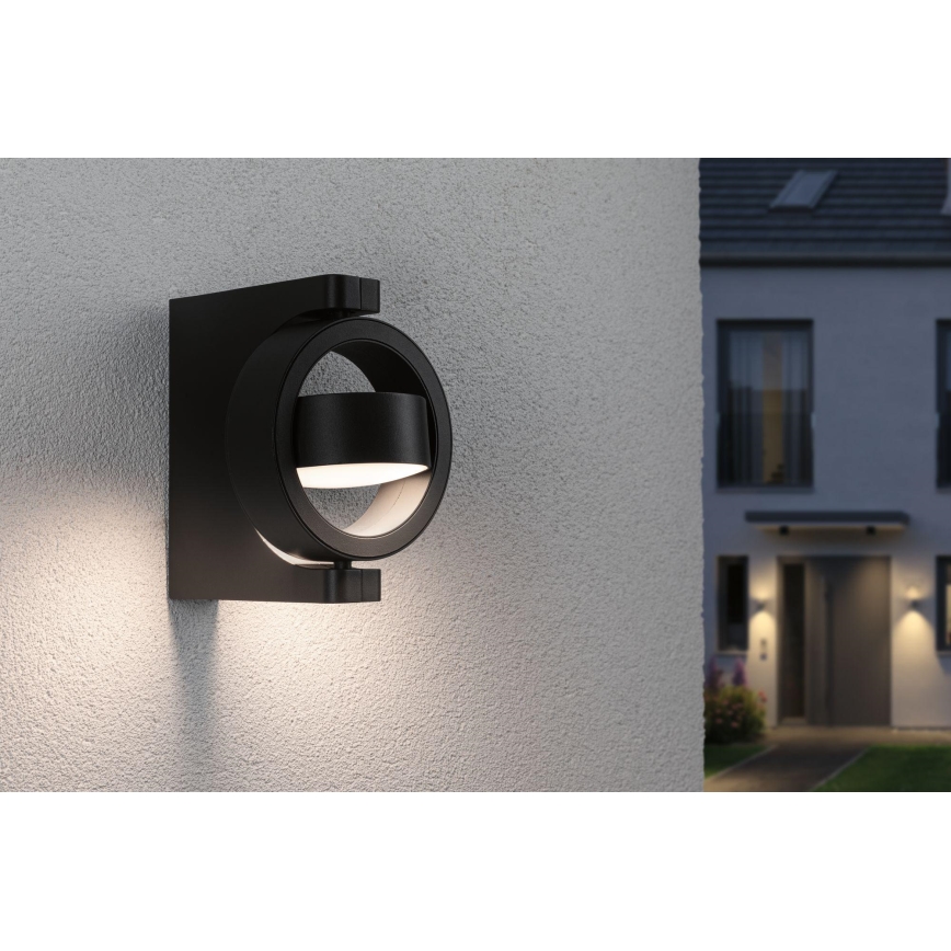 Paulmann 94406 - LED/8W IP44 Outdoor wall light SWIVEA 230V