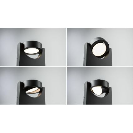 Paulmann 94406 - LED/8W IP44 Outdoor wall light SWIVEA 230V