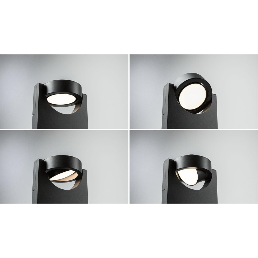 Paulmann 94406 - LED/8W IP44 Outdoor wall light SWIVEA 230V