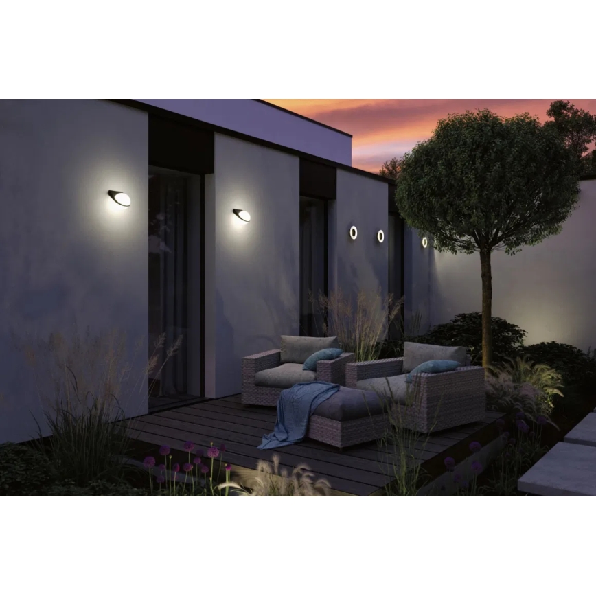 Paulmann 94409 - LED/4W IP44 Outdoor wall light CIRCEA 230V