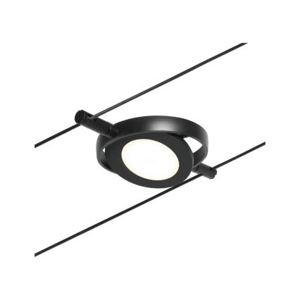 Paulmann 94418 - SET 5x LED/4.5W Complete ROUNDMAC cable lighting system 230V black