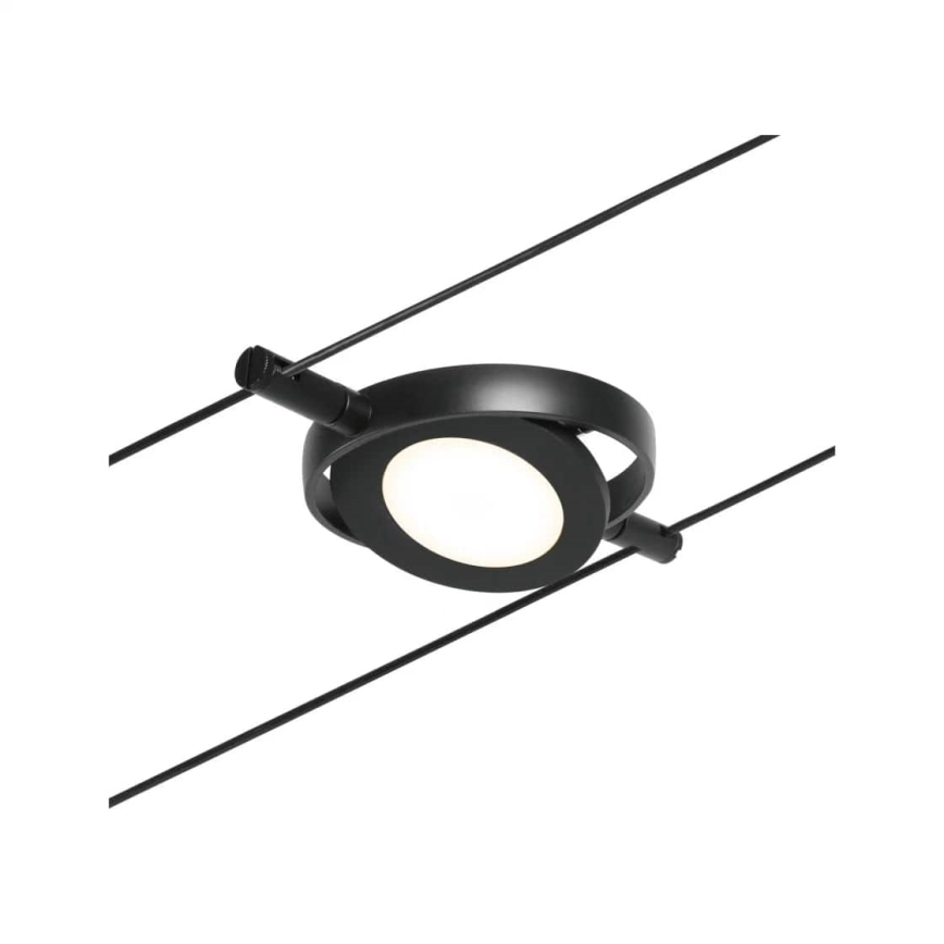 Paulmann 94418 - SET 5x LED/4.5W Complete ROUNDMAC cable lighting system 230V black