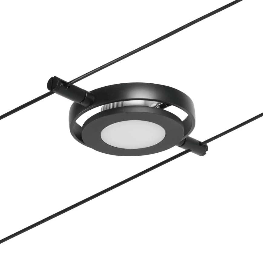 Paulmann 94418 - SET 5x LED/4.5W Complete ROUNDMAC cable lighting system 230V black