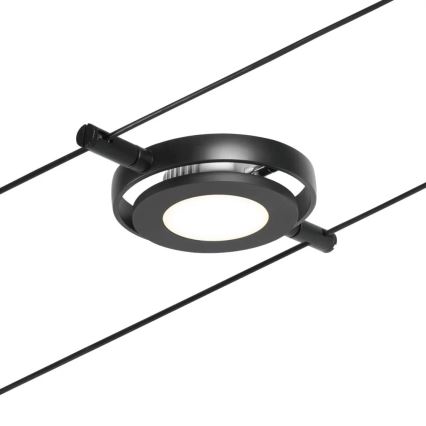 Paulmann 94418 - SET 5x LED/4.5W Complete ROUNDMAC cable lighting system 230V black