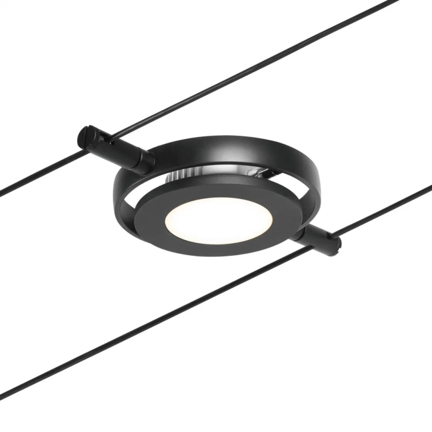 Paulmann 94418 - SET 5x LED/4.5W Complete ROUNDMAC cable lighting system 230V black
