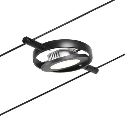 Paulmann 94418 - SET 5x LED/4.5W Complete ROUNDMAC cable lighting system 230V black