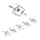 Paulmann 94430 - SET 5xGU5,3/10W Spotlight for string system MAC 230V matte chrome