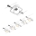 Paulmann 94432 - Complete MAC 230V Cable System with 5 x GU5.3/10W Bulbs, White