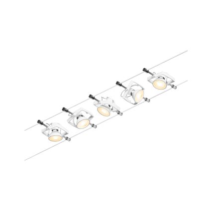 Paulmann 94432 - SET 5xGU5,3/10W Spotlight for string system MAC 230V white