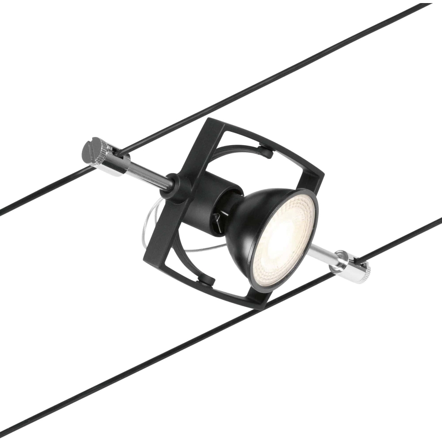 Paulmann 94434 - SET 5xGU5,3/10W Spotlight for a string system MAC 230V black