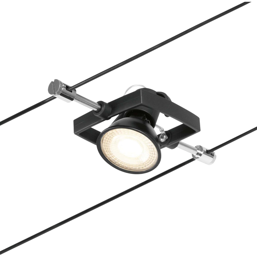 Paulmann 94434 - SET 5xGU5,3/10W Spotlight for a string system MAC 230V black