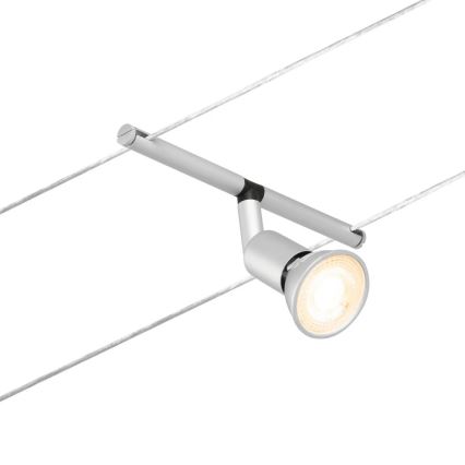 Paulmann 94442 - SET 5xGU5,3/10W Spotlight for string system SALT 230V matte chrome