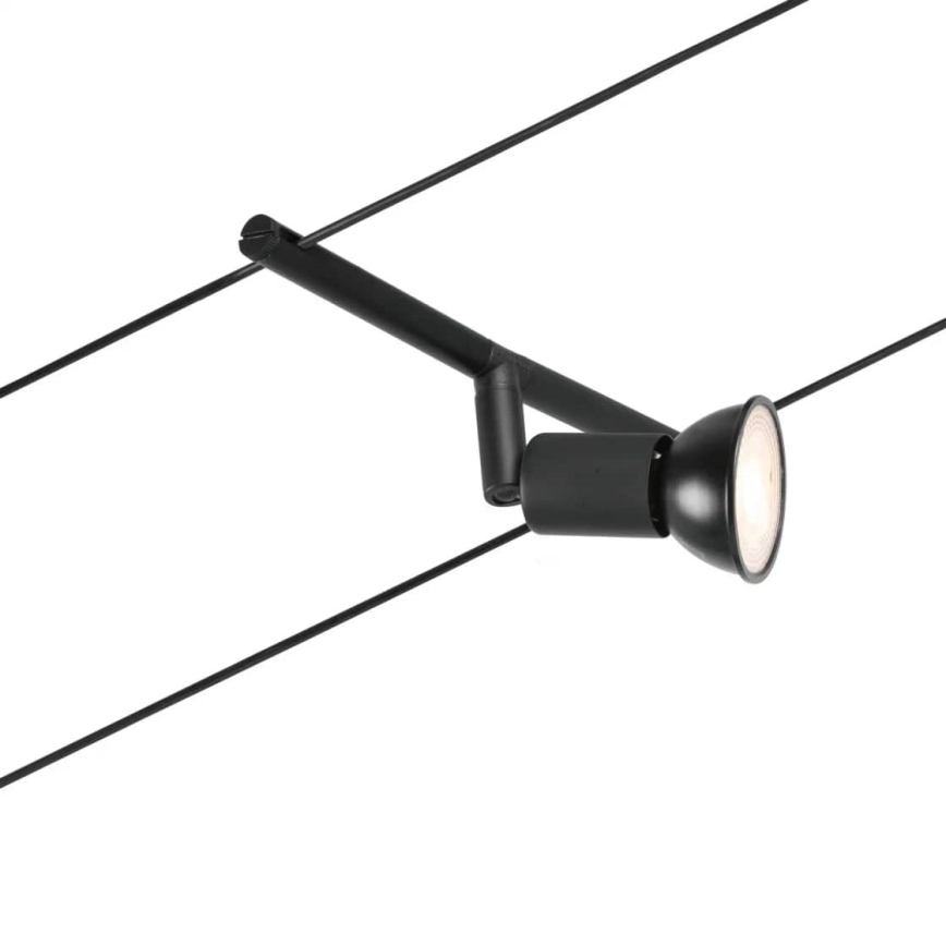 Paulmann 94446 - SET 5xGU5,3/10W Spotlight for a string system SALT 230V black