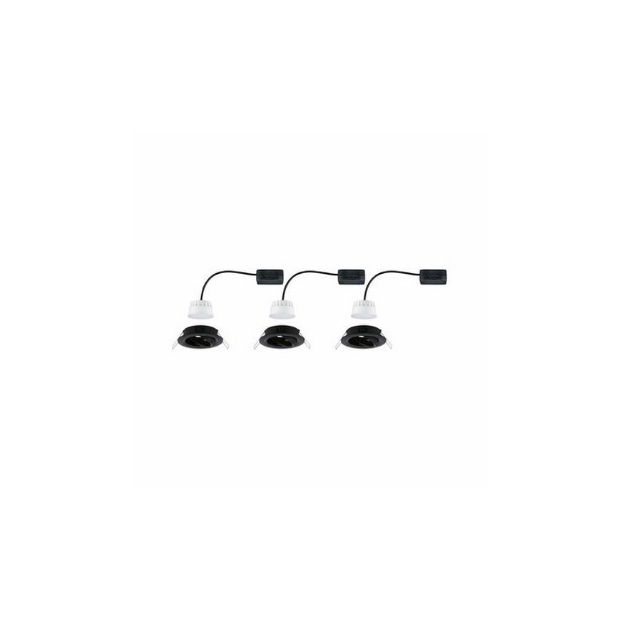 Paulmann 94471 - SET 3xLED/6W IP23 Bathroom recessed light NOVA 230V