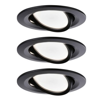 Paulmann 94472 - SET 3xLED/6W IP23 Dimmable bathroom recessed light NOVA 230V