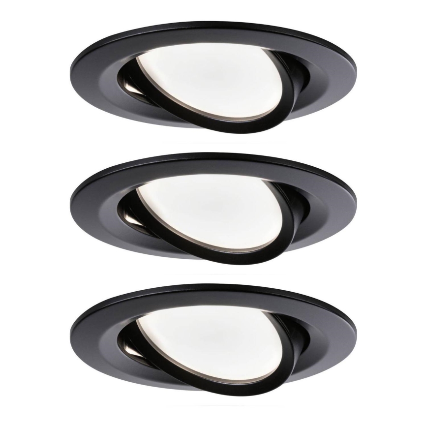 Paulmann 94472 - SET 3xLED/6W IP23 Dimmable bathroom recessed light NOVA 230V
