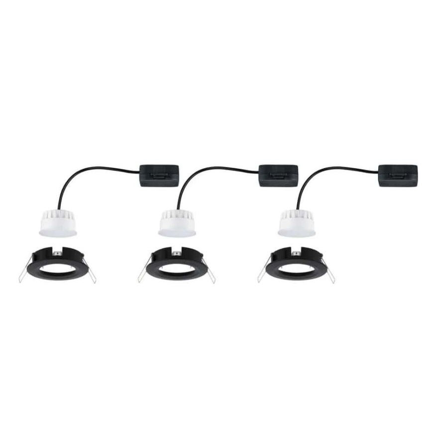 Paulmann 94473 - SET 3xLED/6W IP44 Bathroom recessed light NOVA 230V