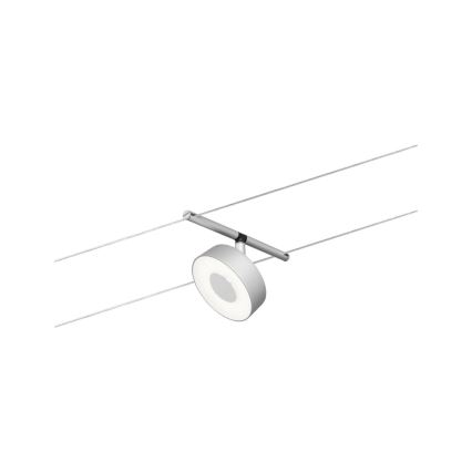 Paulmann 94475 - Set of 5 LED, 5 W each — Complete CIRCLE cable system, 230 V, matte chrome