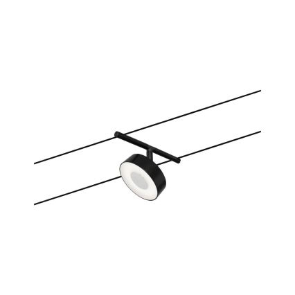 Paulmann 94479 - SET 5xLED/5W Complete cable lighting system CIRCLE 230V black