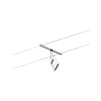 Paulmann 94481 - Set of 5 LEDs (4.8 W each), complete FRAME cable suspension system, 230 V, matte chrome