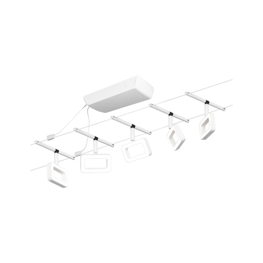 Paulmann 94483 - SET 5xLED/4,8W Spotlight for string system FRAME 230V white