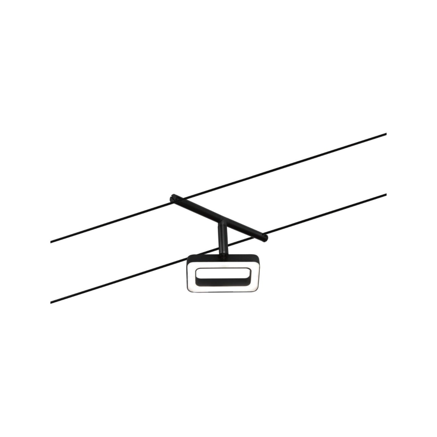 Paulmann 94485 - FRAME Complete Cable Lighting System Set, 5× LED (4.8 W), 230 V, Black