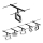Paulmann 94485 - SET 5xLED/4,8W Spotlight for string system FRAME 230V black