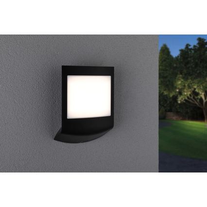 Paulmann 94513 - RGBW LED/8,2W IP44 Dimmable illuminated house number with motion and dusk sensor PADEA 230V anthracite